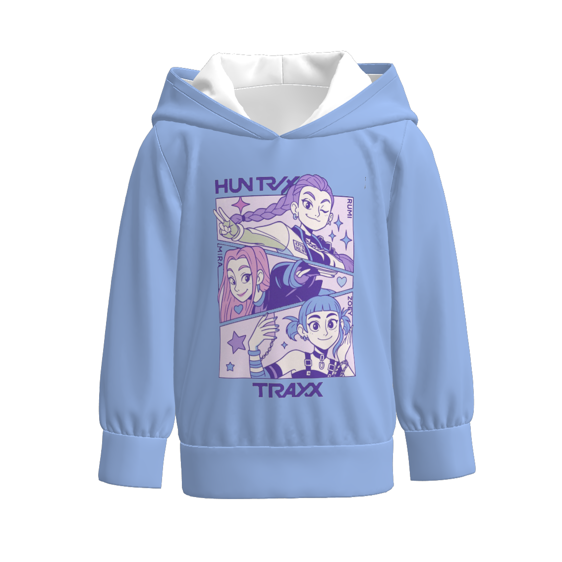 Mommy And Me Kpop Demon Hunter Print Fall Milk Silk Tops