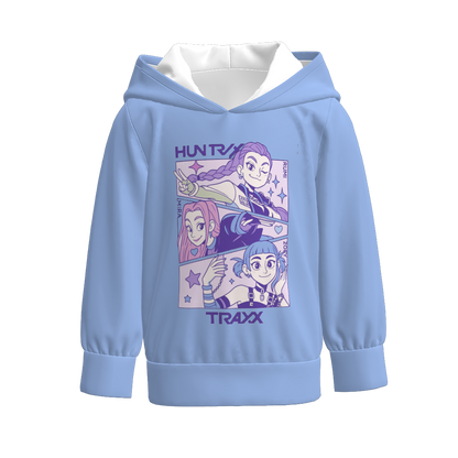 Mommy And Me Kpop Demon Hunter Print Fall Milk Silk Tops