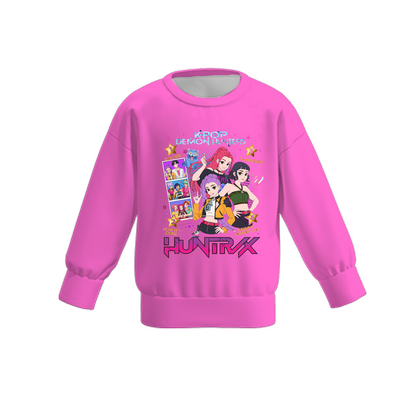 Kpop Demon Hunters Print Girls Fall Long Sleeves Top