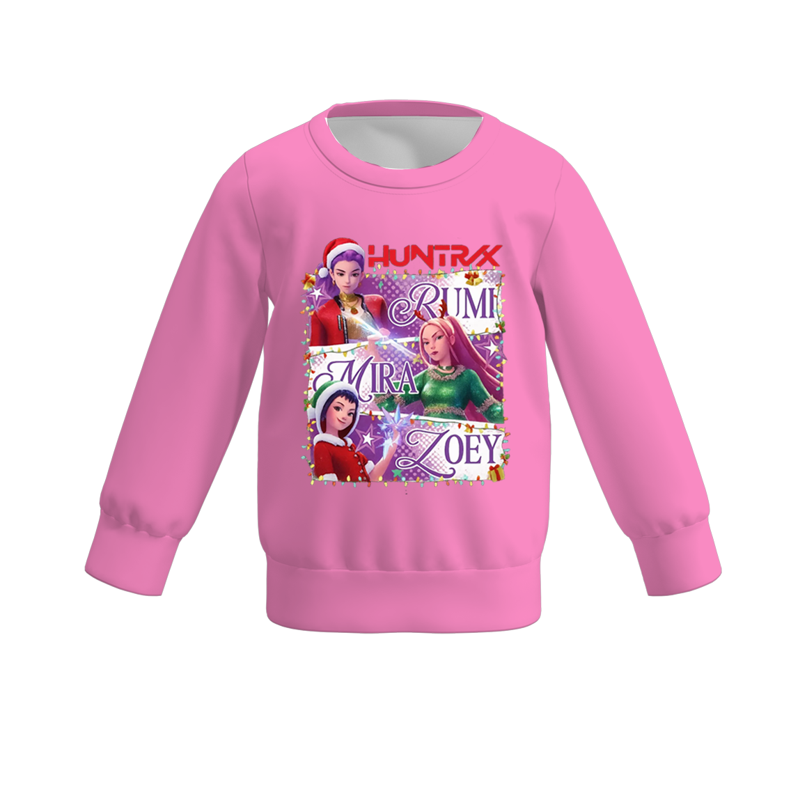 2025 Fall Kpop Demon Hunter Print Long Sleeves Sweatshirts For Kids