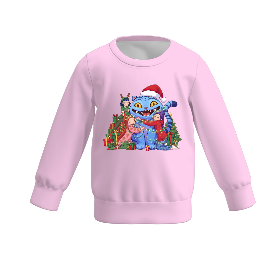 2025 Fall Kpop Demon Hunter Print Long Sleeves Sweatshirts For Kids