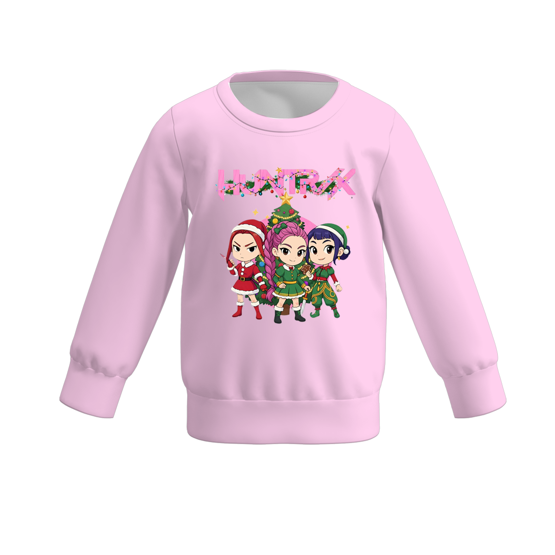 Girls Fall Kpop Demon Hunter Print Long Sleeves Sweatshirts
