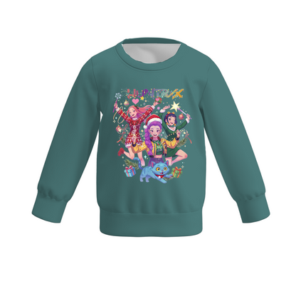 2025 Fall Kpop Demon Hunter Print Long Sleeves Sweatshirts For Kids