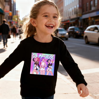 2026 Spring K-pop Demon Hunter Girls Cotton Fashion Sweatshirts