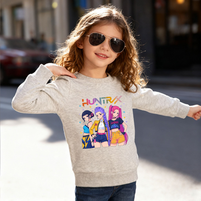 2026 Spring K-pop Demon Hunter Girls Cotton Fashion Sweatshirts