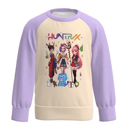 Girls Winter Kpop Demon Hunter Print Fashion Sweatshirts