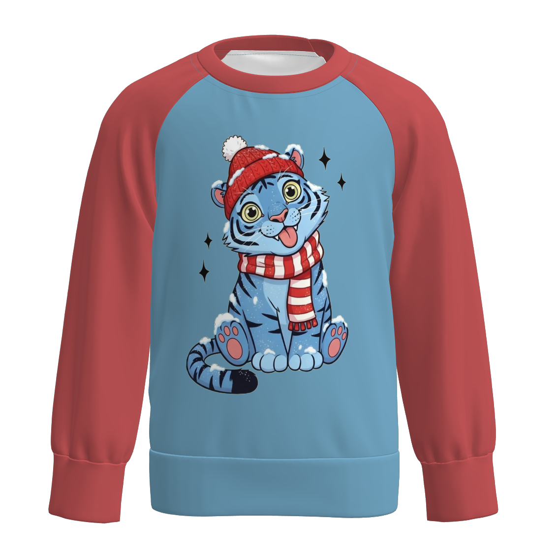 Girls Winter Kpop Demon Hunter Print Fashion Sweatshirts