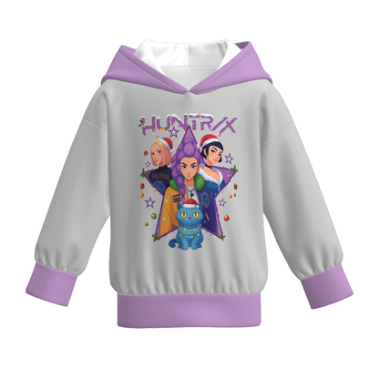 Girls Kpop Demon Hunter Print Long Sleeves Fashion Hoodies