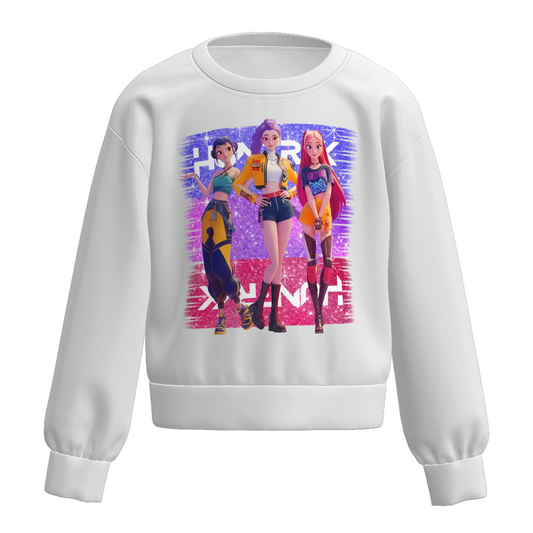 Fall Winter Mommy And Me Kpop Demon Hunter Fashion Sweatshirt