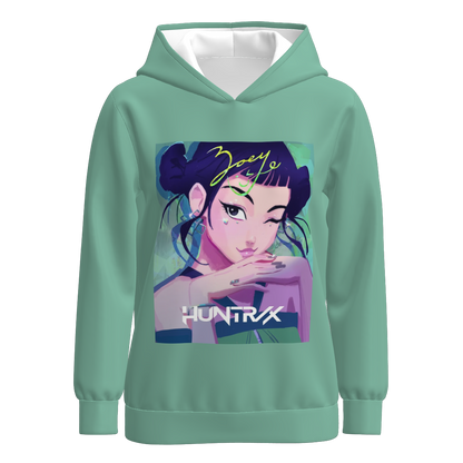 Mommy And Me Kpop Demon Hunter Print Fall Milk Silk Tops
