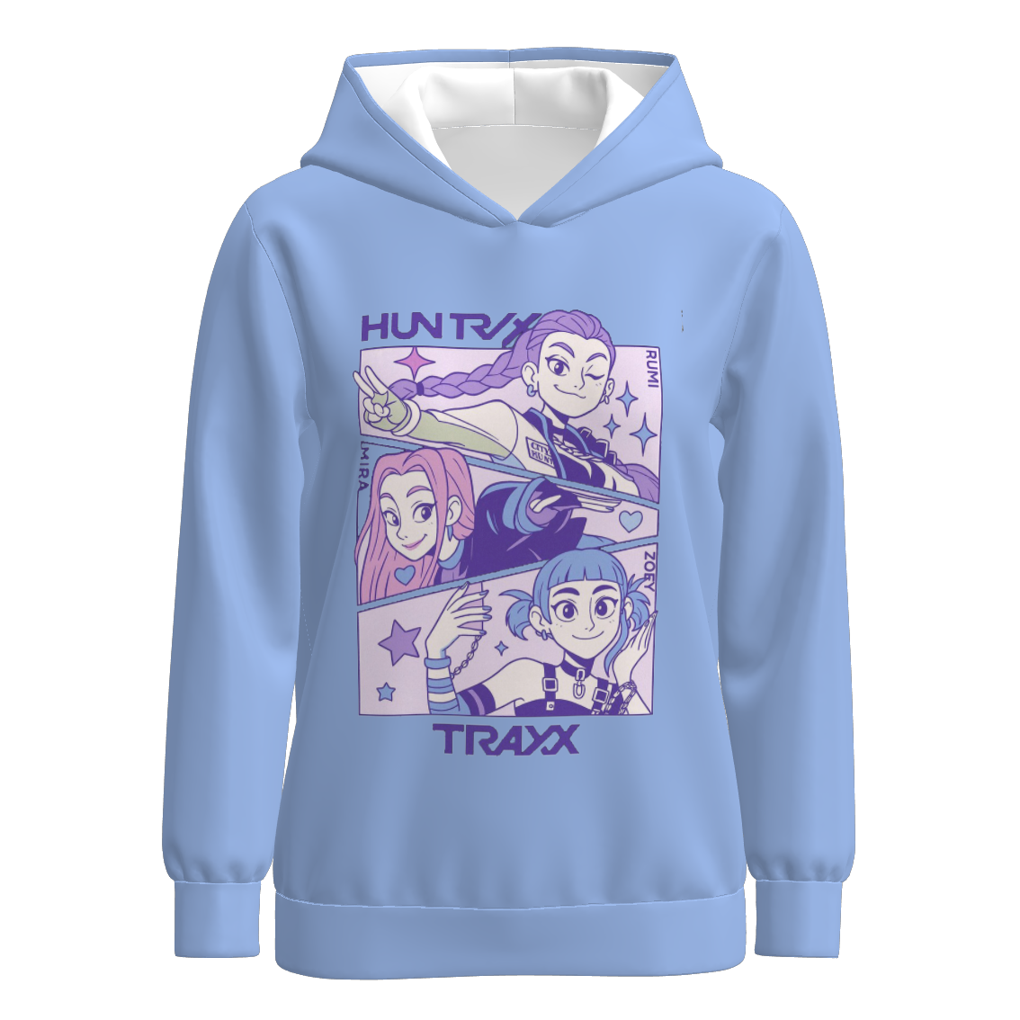 Mommy And Me Kpop Demon Hunter Print Fall Milk Silk Tops