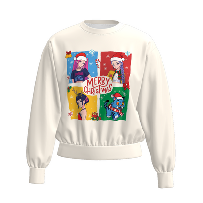 Fall Mommy And Me Kpop Demon Hunter Fashion Sweatshirt