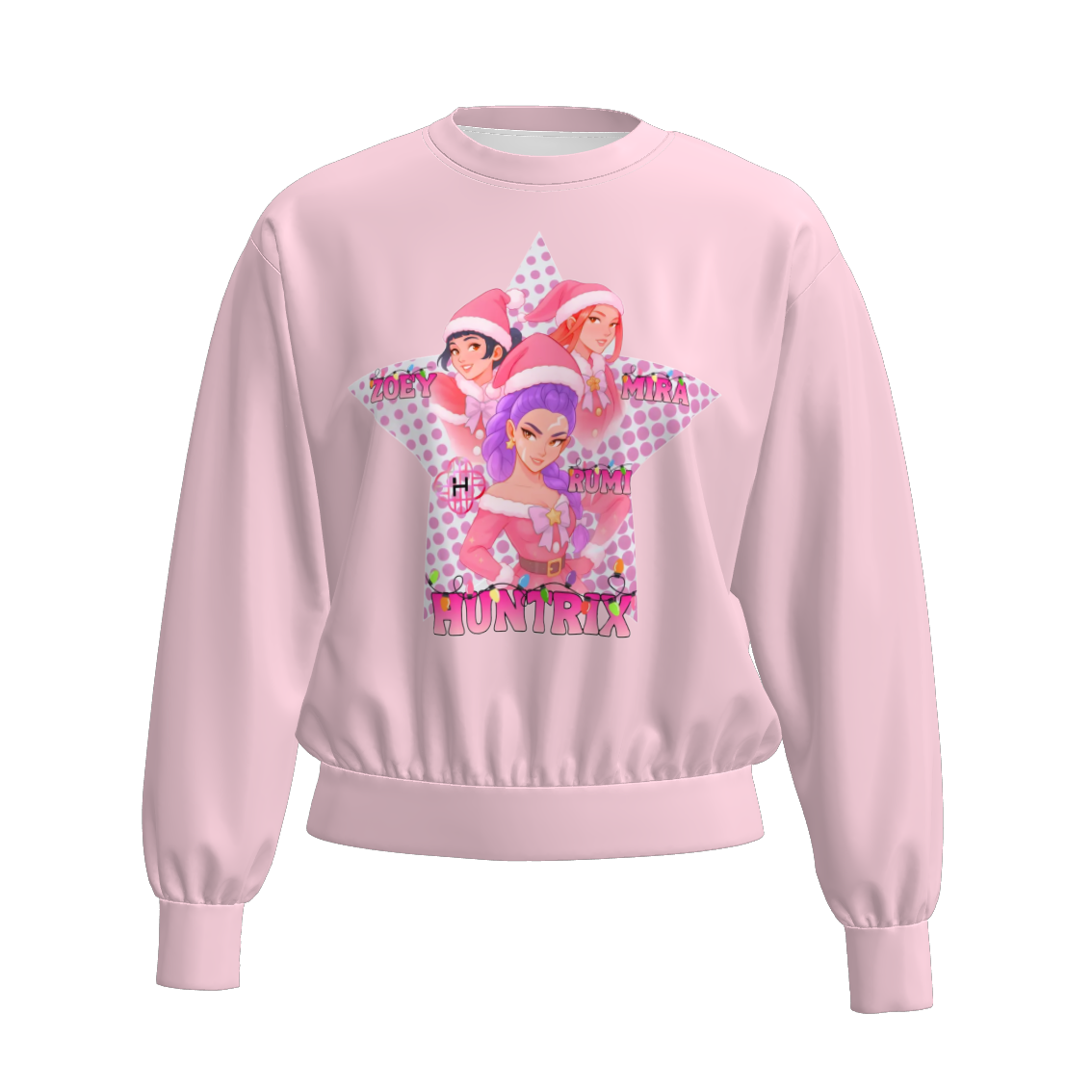 Fall Mommy And Me Kpop Demon Hunter Fashion Sweatshirt