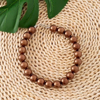 Colorful Faux Pearl Necklace for Girls