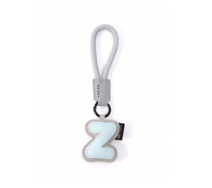 PU Leather 3D Letter A-Z Keychain, Bag & Backpack Charm
