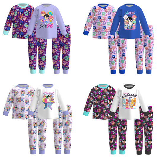 Boys Kpop Demon Hunters Pajamas Set Sleepwear Collection