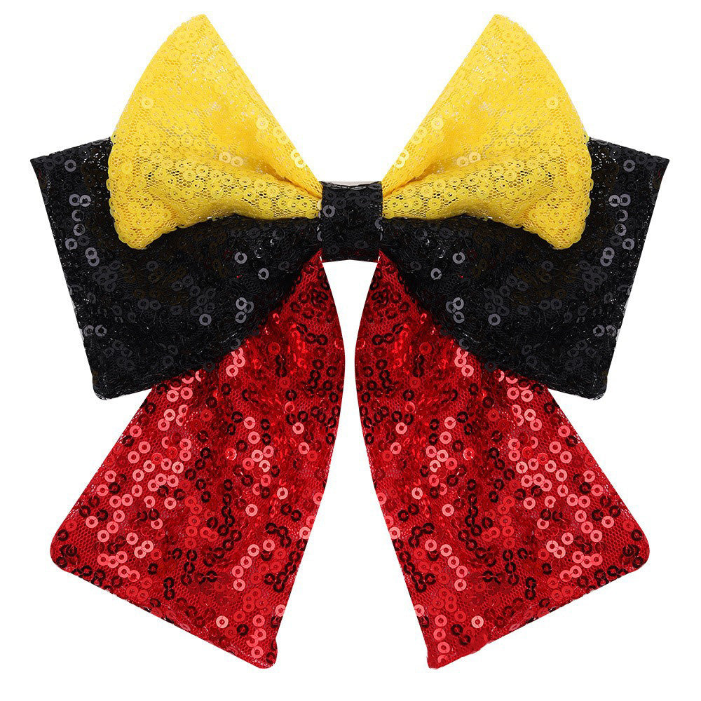 Big Glitter Bow Hair Clip Girls Sparkly Princess Hair Accessories