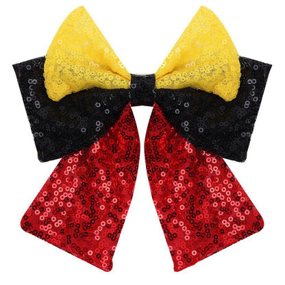 Big Glitter Bow Hair Clip Girls Sparkly Princess Hair Accessories