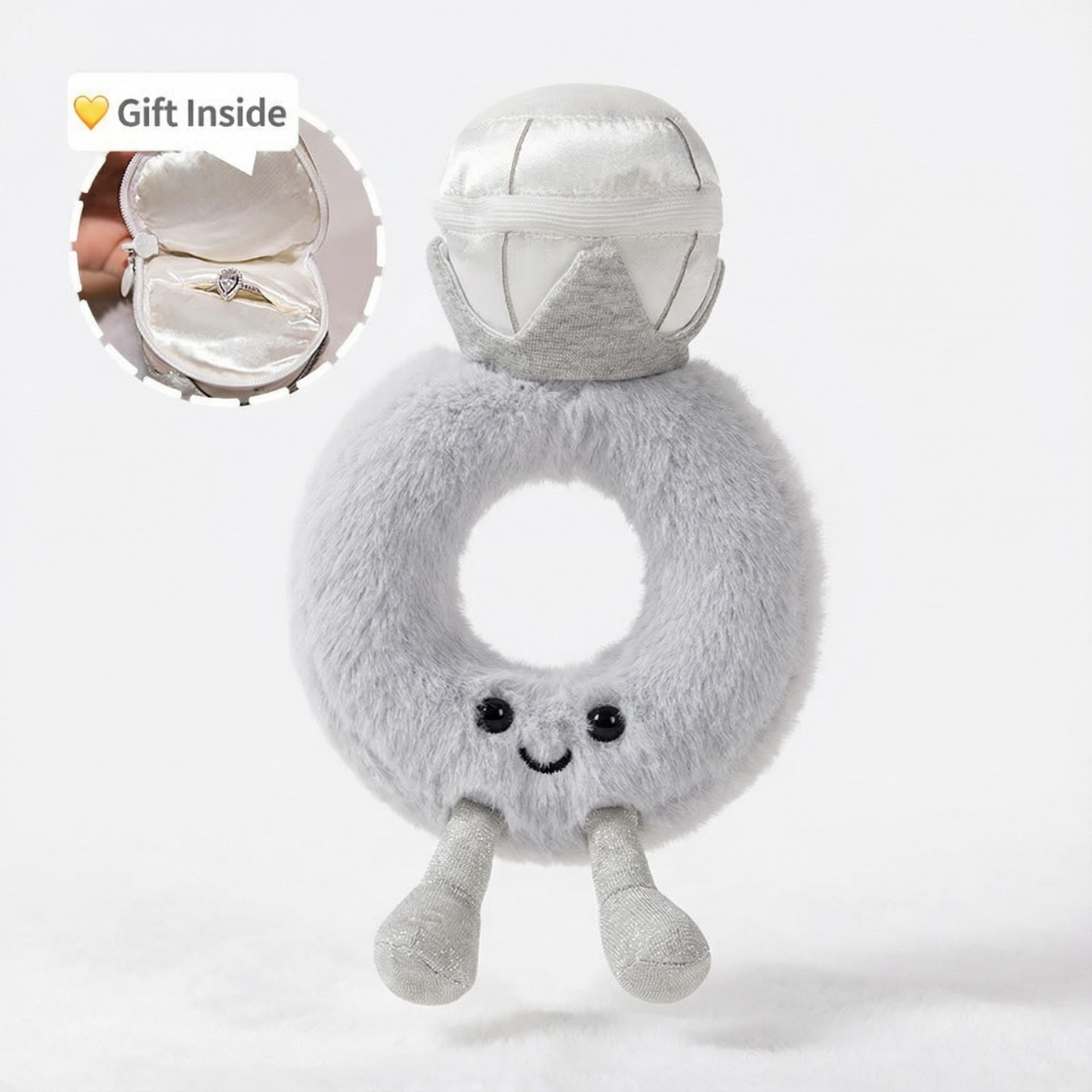 Valentine’s Day Assorted Plush Dolls – Bunny, Heart, Ring, Cake & Bouquet Styles