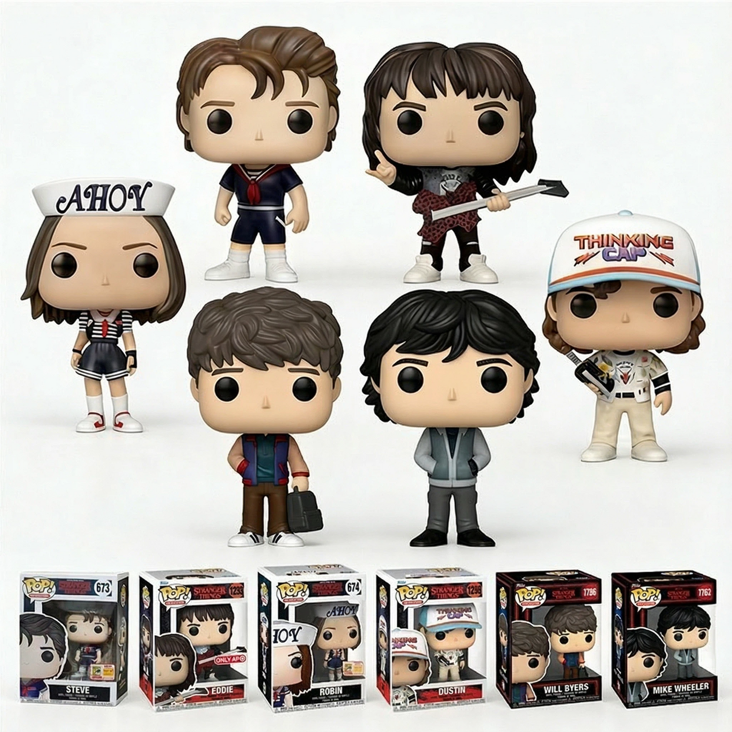 Stranger Things Classic POP Character Figure with Box Packaging