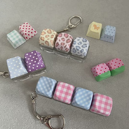 Mini Keyboard Bag Charm Keychain Aesthetic Key Cap Accessory – Gift Shop Wholesale
