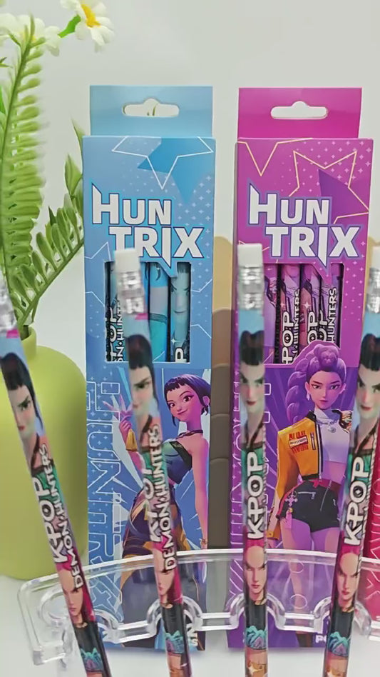 K-Pop Witch Hunter 2B Pencil Set Boxed 12-Pack Creative Merch Stationery