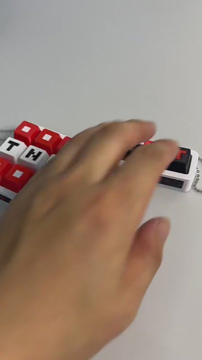 TNT Clicker Fidget Keychain – 3-Key & 9-Key Bag Charm