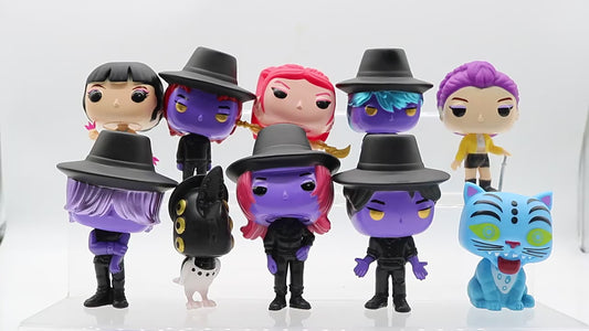 KPOP Demon Hunters Saja Boys 10-Piece Figure Set Collectible Toy Models & Desk Decoration