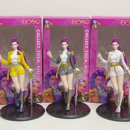 Demon Hunter Rumi Action Figure K-POP Inspired Desk Display Collectible (Blister Pack)