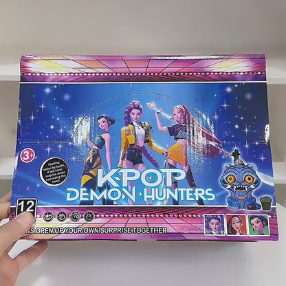 K-Pop Demon Hunter Soda Can Suitcase Blind Box Keychain Figures