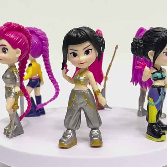 K-Pop Demon Hunters Blind Box Figures — 6 Styles Collectible Action Figure Mini Toy Ornaments