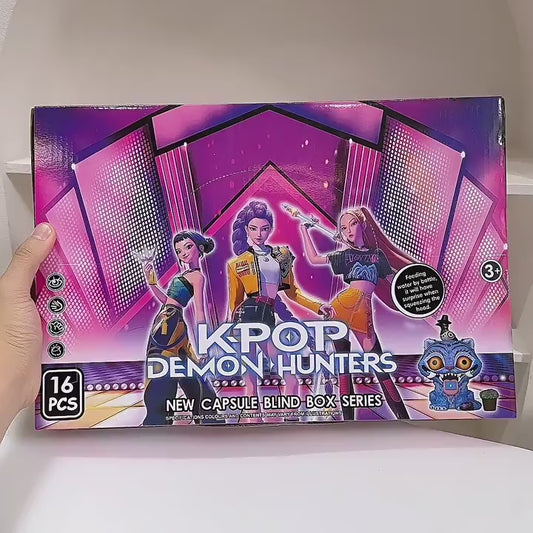 K-POP Demon Hunters Blind Box Capsule Figures Trendy Collectible Keychain Toys for Bags and Car Decorations